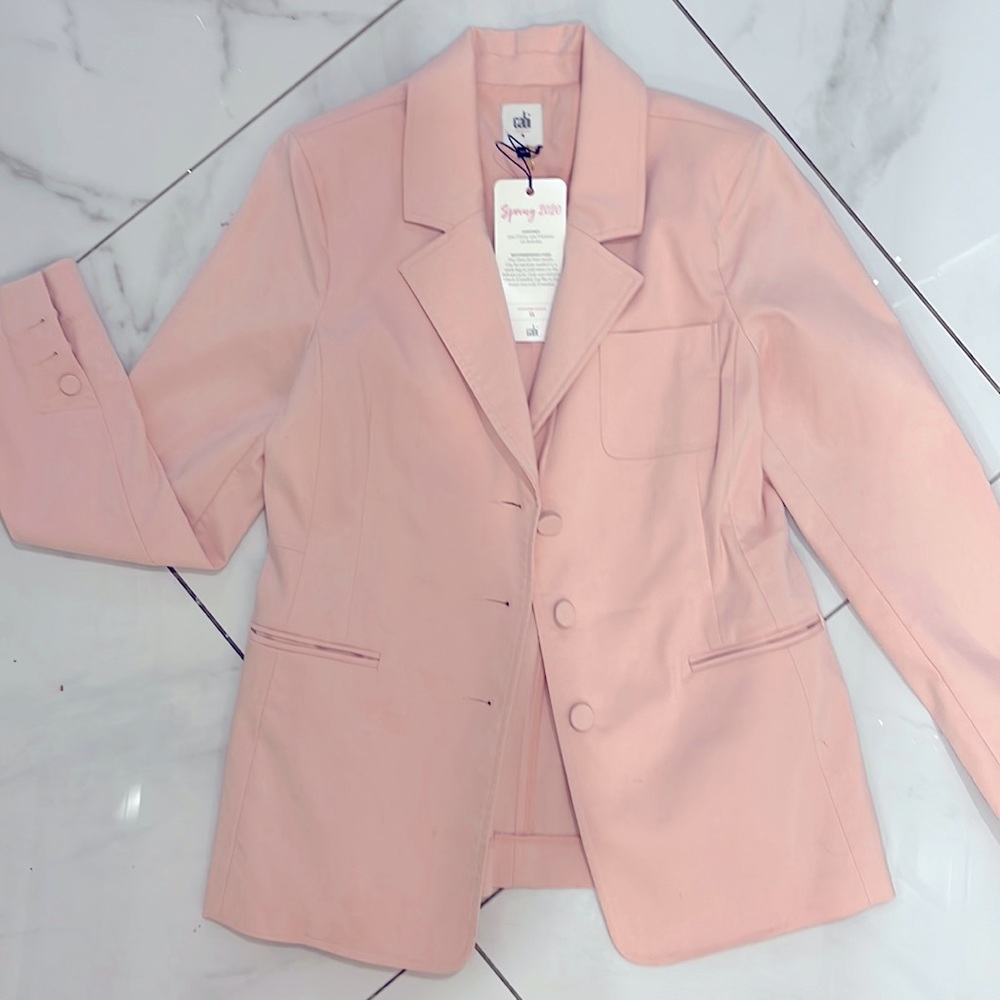Pink Jacket. Cabi Suit jacket blazer size 4